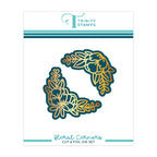 Trinity Stamps Floral Corners Cut And Foil Die Set tmd-205