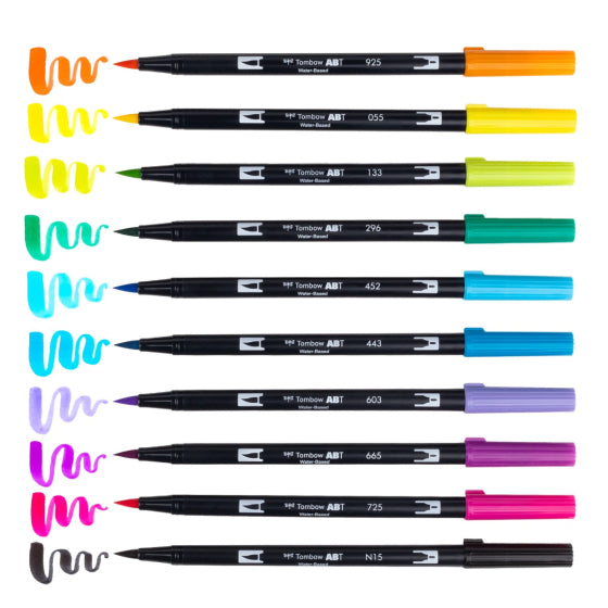 Tombow Eighties Dual Brush Pens 56233        