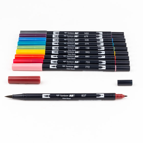 Tombow Dual Brush Pens - Reds