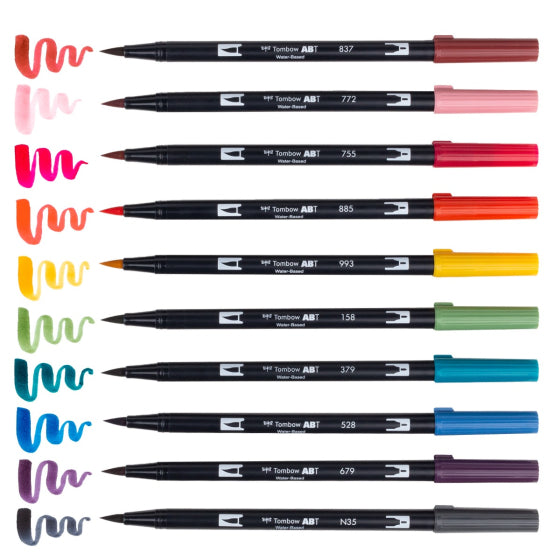 Tombow Nineties Dual Brush Pens 56234        