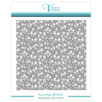 Trinity Stamps Reverse Floral Clear Background Stamp tps-237