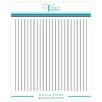 Trinity Stamps Skinny Stripes Clear Background Stamp tps-240