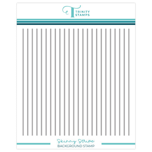 Trinity Stamps Skinny Stripes Clear Background Stamp tps-240