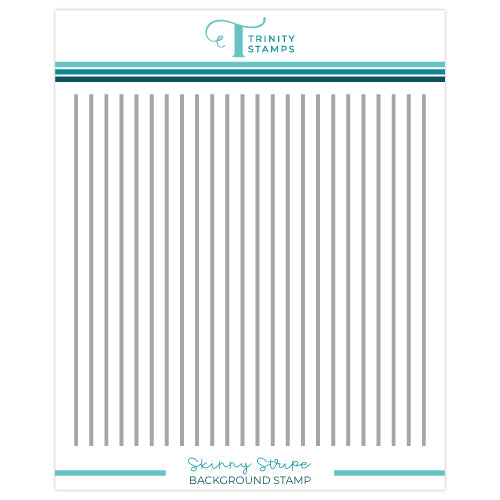 Trinity Stamps Skinny Stripes Clear Background Stamp tps-240