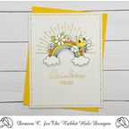 The Rabbit Hole Designs Sunny Days and Rainbow Dies TRH-193D rainbow