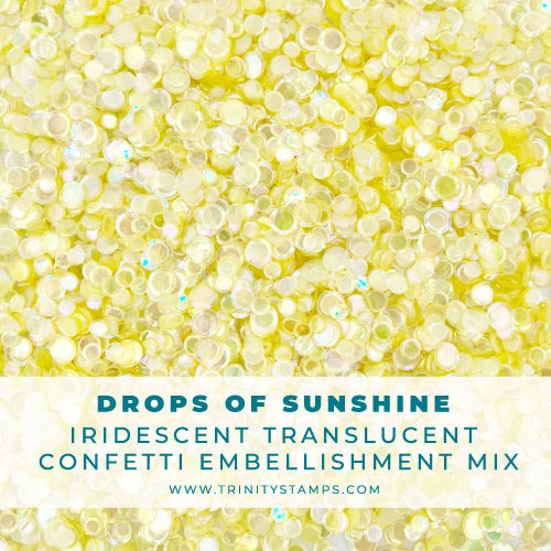 Trinity Stamps Drops of Sunshine Confetti Embellishment Box tsb-376