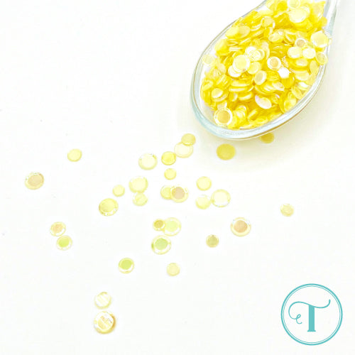 Trinity Stamps Drops of Sunshine Confetti Embellishment Box tsb-376 Yellow Mix