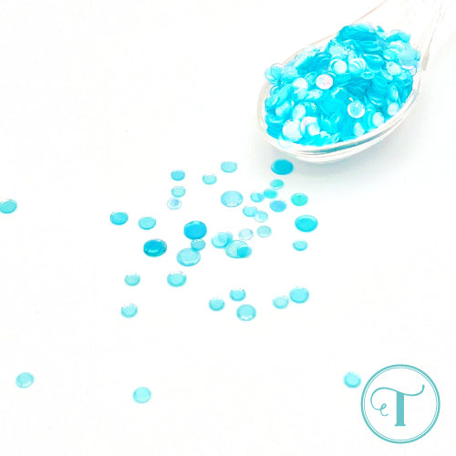 Trinity Stamps Snorkel Confetti Embellishment Box tsb-378 Blue Mix