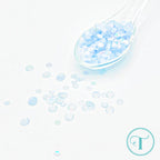 Trinity Stamps Heavenly Skies Confetti Embellishment Box tsb-380 Iridescent Pale Blue