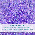Trinity Stamps Space Walk Confetti Embellishment Box tsb-383