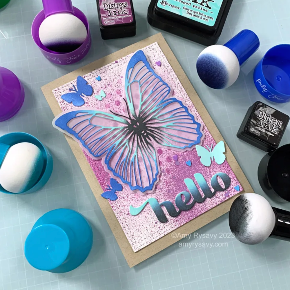 Tim Holtz Distress Oxide Spray SEEDLESS PRESERVES Ranger tso67863 Hello | color-code:ALT04