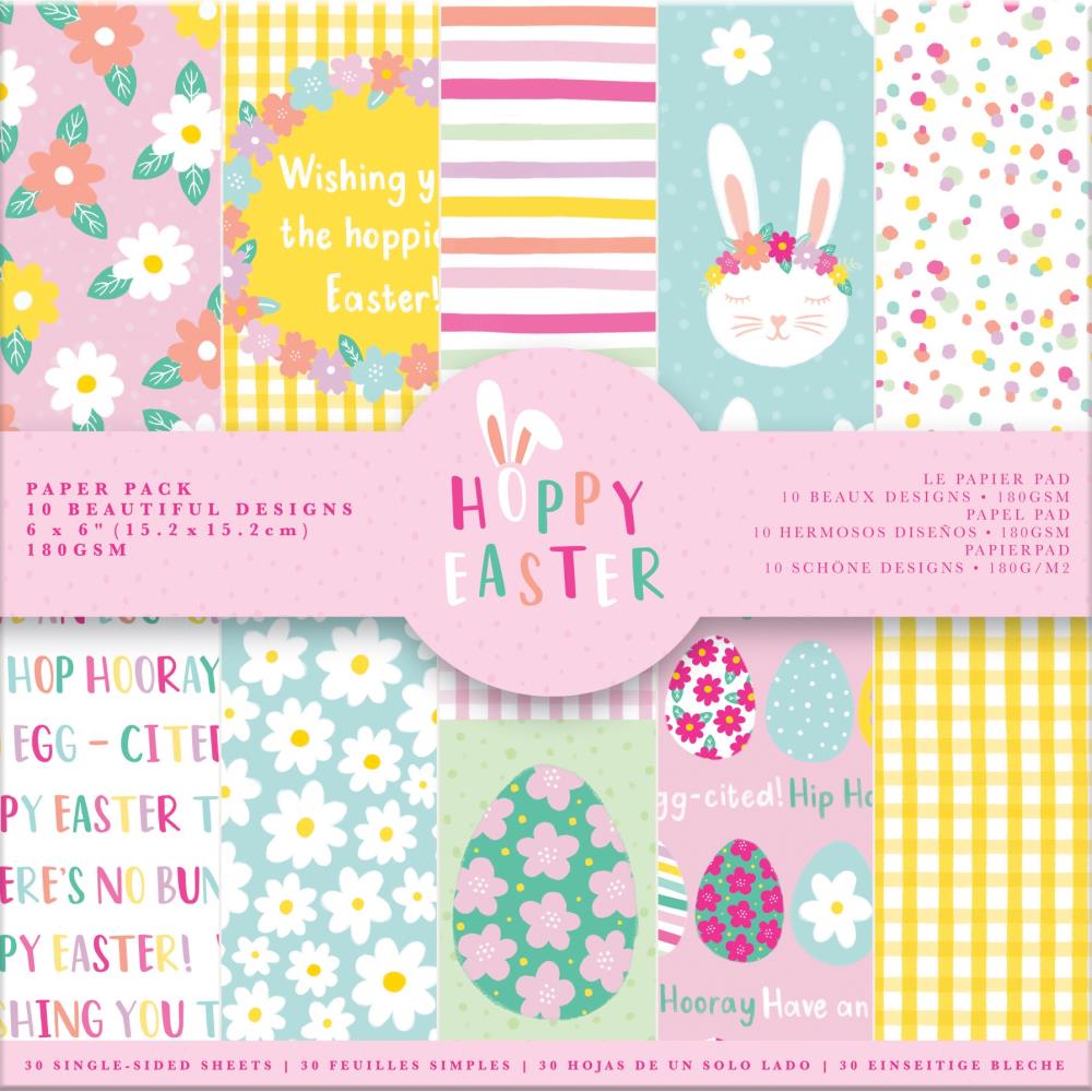 Crafter's Companion Hoppy Easter 6 x 6 Paper Pack vs-rg-eas-001