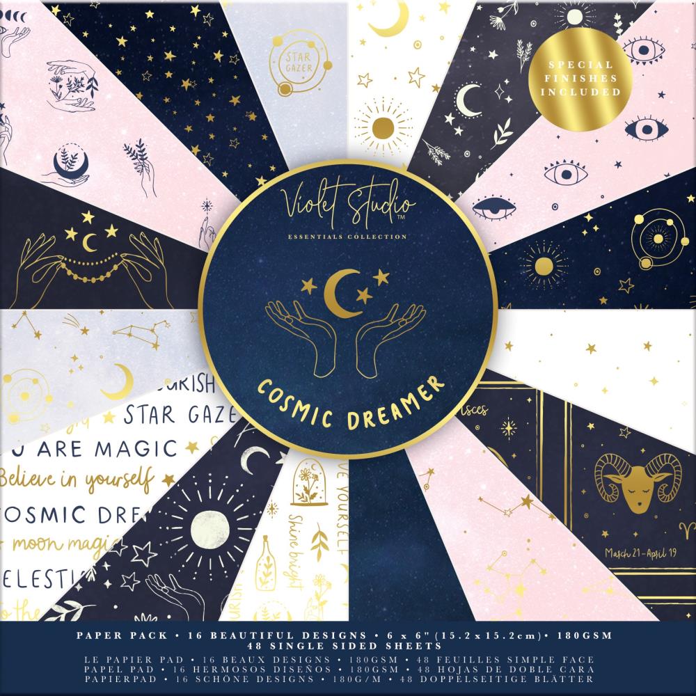 Crafter's Companion Cosmic Dreamer 6 x 6 Paper Pad vs-ppk-016